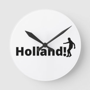 Horloge Ronde Football néerlandais