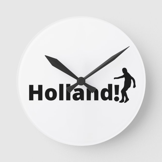 Horloge Ronde Football néerlandais (Recto)