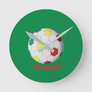 Horloge Ronde Football Sénégalais