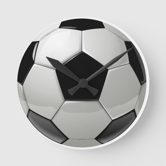 Horloge Ronde Football Soccer Ball (Recto)
