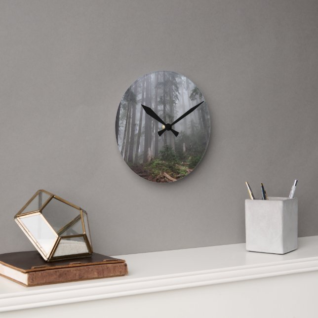 Horloge Ronde Forêt Nature (Bureau)