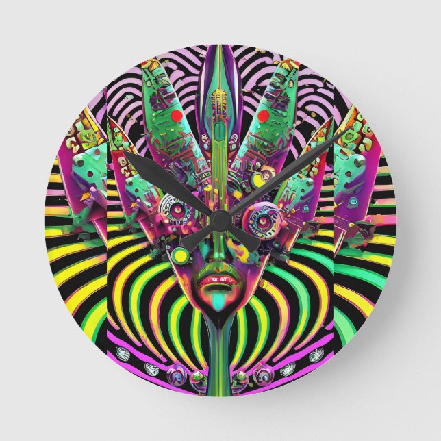 Horloge Ronde Forked (Recto)