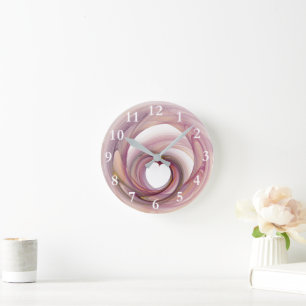 Horloge Ronde Fractale cardiaque