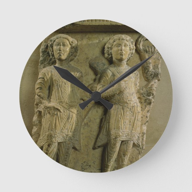 Horloge Ronde Fragment d'une plaque de bas-relief représentant d (Recto)