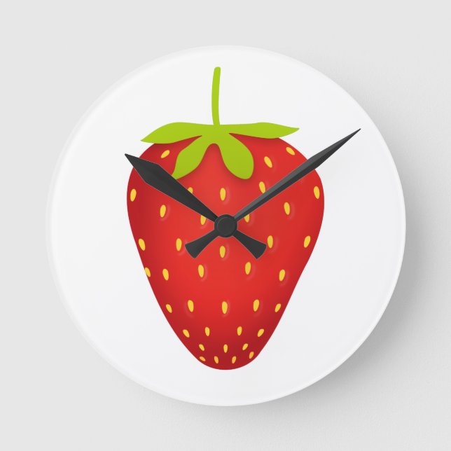 Horloge Ronde Fraise (Recto)