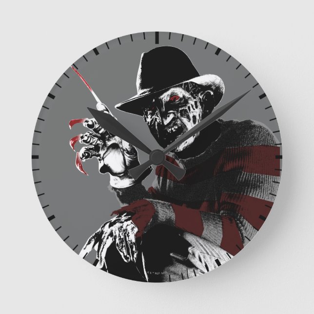 Horloge Ronde Freddy contre Jason | Freddy Seeing Red (Recto)