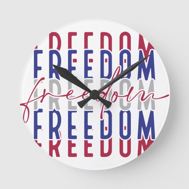 Horloge Ronde Freedom Kamala Harris (Recto)