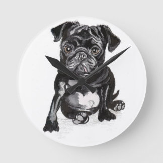 Horloge Ronde French Bull dog clock