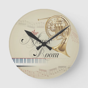 Horloge Ronde French Horn Music Room