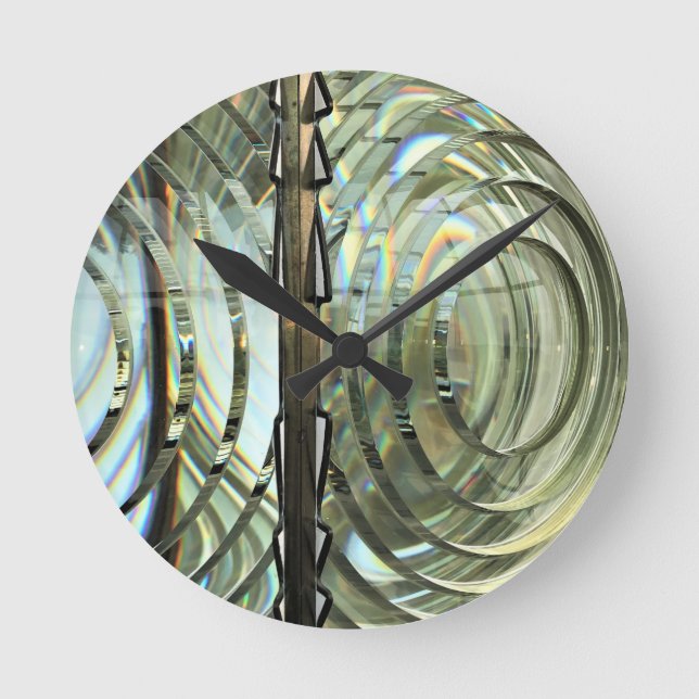 Horloge Ronde Frensel Lens, Phare du Cap Blanco, Côte de l'Orego (Recto)