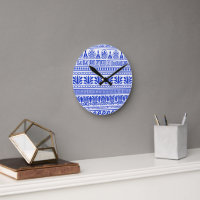 Fret grec, Motif méditerranéen, Bleu