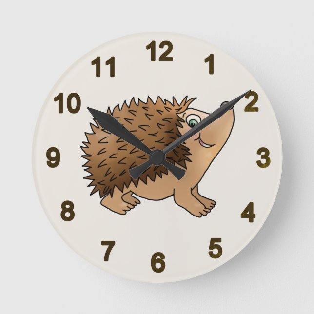 Horloge Ronde freundlicher Igel (Recto)