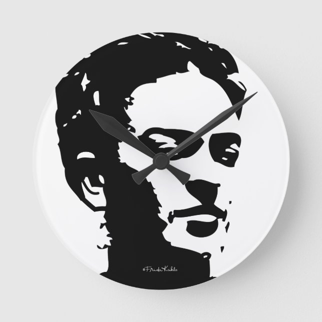 Horloge Ronde Frida Shadow Portrait (Recto)