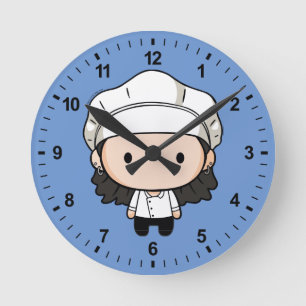 Horloge Ronde FRIENDS™   Monica Chibi