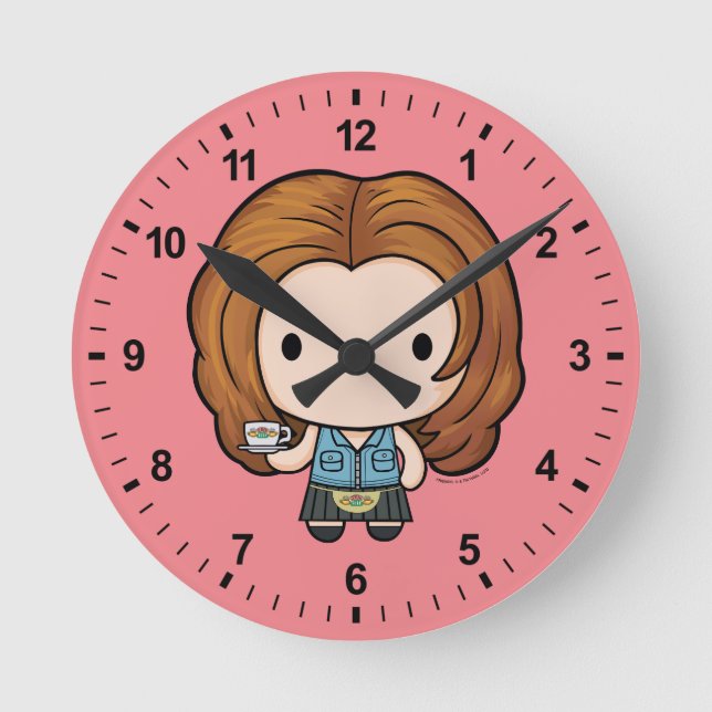 Horloge Ronde FRIENDS™ | Rachel Chibi (Recto)