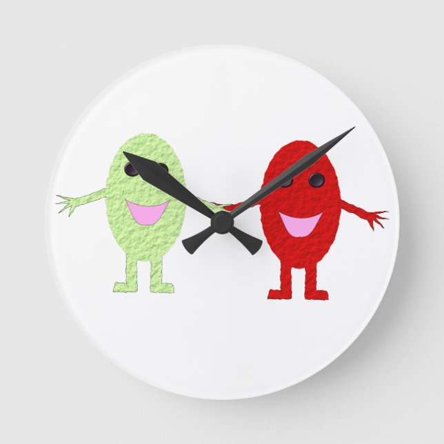 Horloge Ronde Friendship Grapes (Recto)