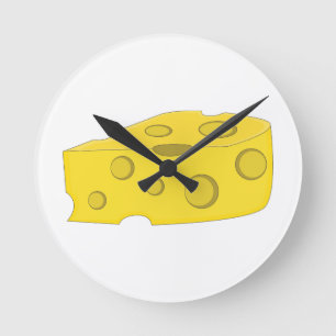 Horloge Ronde Fromage
