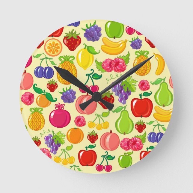 Horloge Ronde Fruit (Recto)