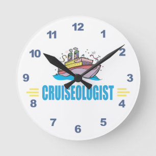 Horloge Ronde Funny Cruise Ship