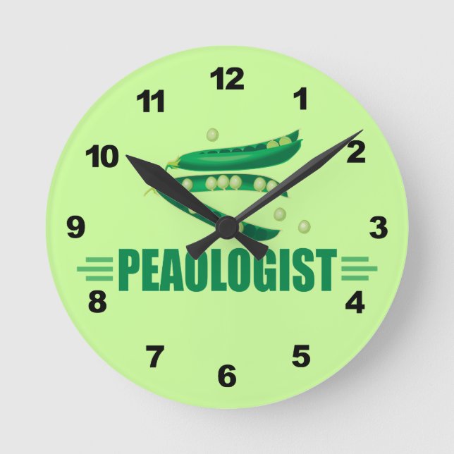 Horloge Ronde Funny Pease (Recto)