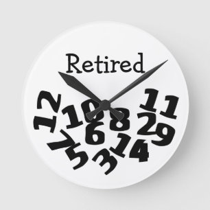 Horloge Ronde Funny Piège