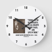 G.K. Chesterton Pas De Rationalistes Tous Croient 