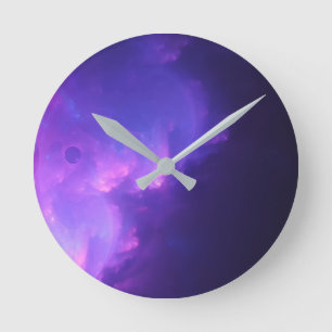 Horloge Ronde galaxie violette