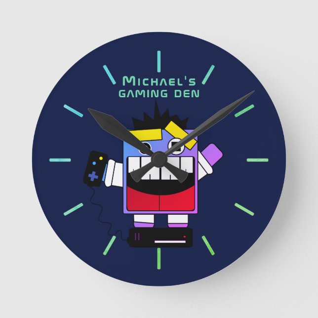 HORLOGE RONDE GAMERS DES GAMERS (Recto)