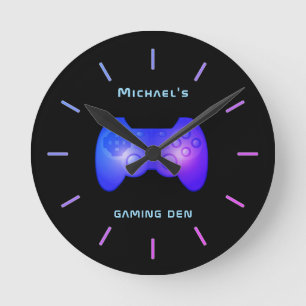 Horloge Ronde GAMING DEN Gamers