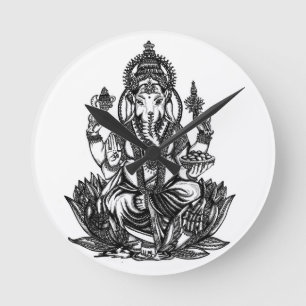 Horloge Ronde Ganesh