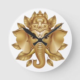 Horloge Ronde Ganesha 3