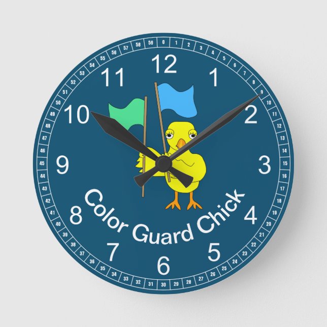Horloge Ronde Garde couleur Chic (Recto)
