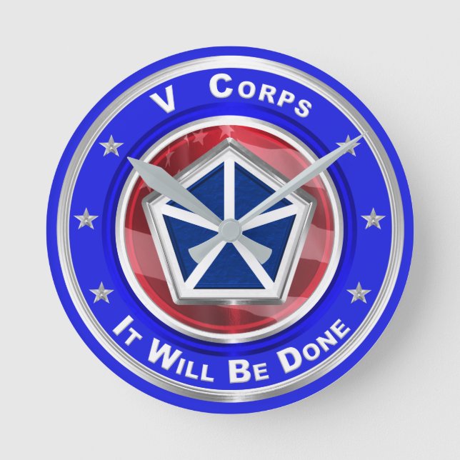 Horloge Ronde Garde de Noël des V Corps (Recto)