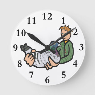 Horloge Ronde Garde de pigeon