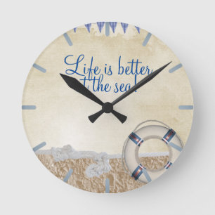 Horloge Ronde Gareautrain sur le sable