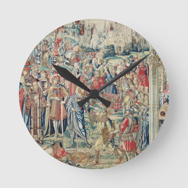 Horloge Ronde Gathering the Booty, Tapestry of David and Bathshe (Recto)