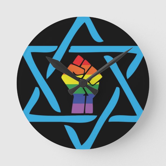 Horloge Ronde Gay Noir (Recto)