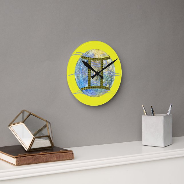 Horloge Ronde Gémeaux (Bureau)