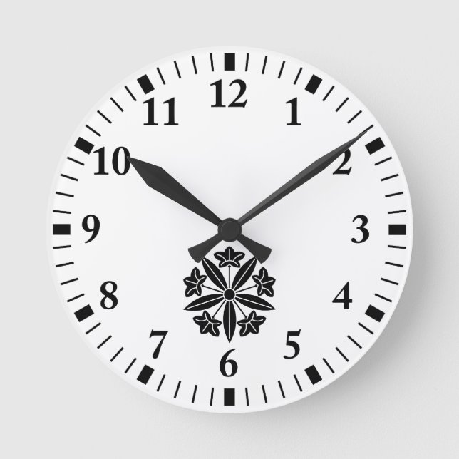 Horloge Ronde Gentian wheel (Recto)