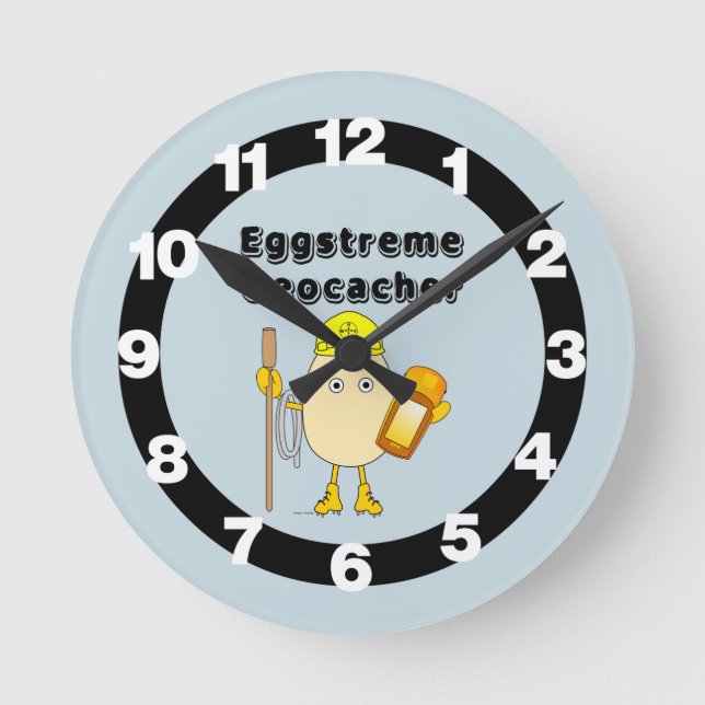 Horloge Ronde Geocaching Eggstreme (Recto)