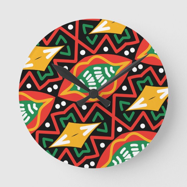 Horloge Ronde Géographie du Mois de l'histoire noire (Recto)