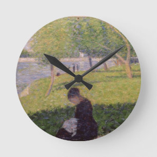 Horloge Ronde Georges Pierre Seurat l'ouvrière couturière, o