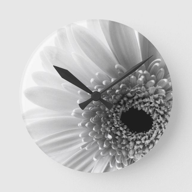 Horloge Ronde Gerbera Daisy (Recto)