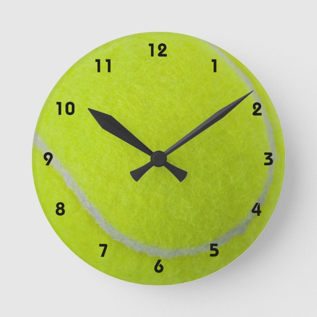 Horloge Ronde Get Sporty_Tennis_Fuzzy Ball Design (Recto)