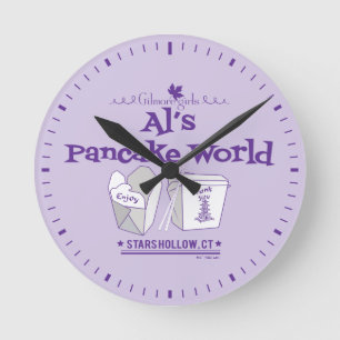 Horloge Ronde Gilmore Girls   Al's Pancake World