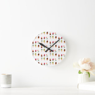 Horloge Ronde glace d'été