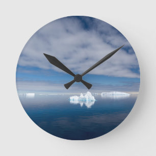 Horloge Ronde Glace flottante en Antarctique