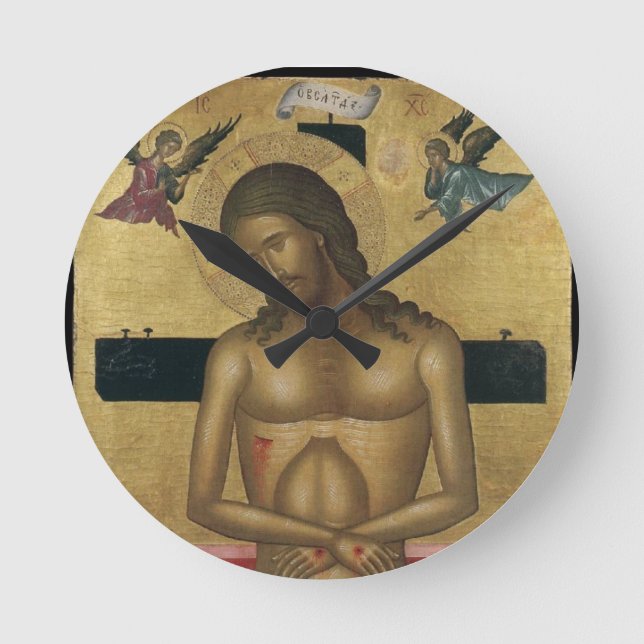 HORLOGE RONDE GLOIRE DE JÉSUS CHRIST (Recto)