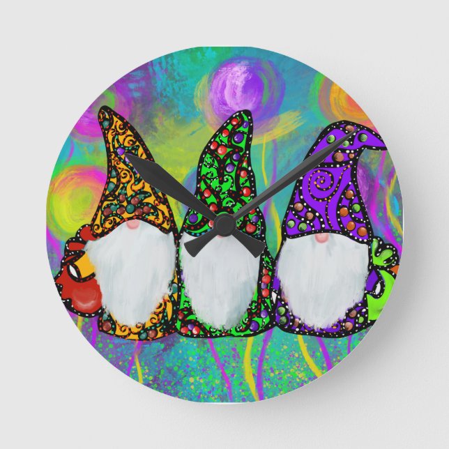 HORLOGE RONDE GNOME (Recto)