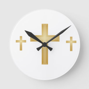 Horloge Ronde Gold Cross